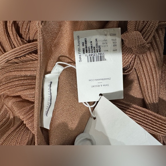 $1135 ZIMMERMANN 
Ottie Metallic Knit Midi Dress size 0/ xs - Picture 11 of 13